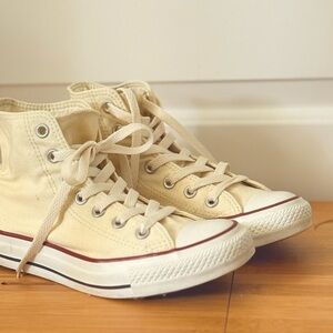 Converse All-Star Hi-top Chucks Off White 4.5 Men’s 6.5 Womens